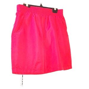 Red  mini skirt